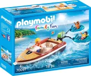 Playmobil 70091- Bateau avec Bouees et Vacanciers