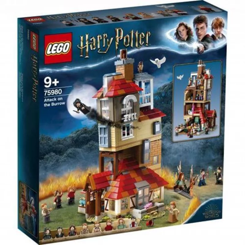 Image : LEGO Harry Potter 75980 L'attaque du Terrier des Weasley