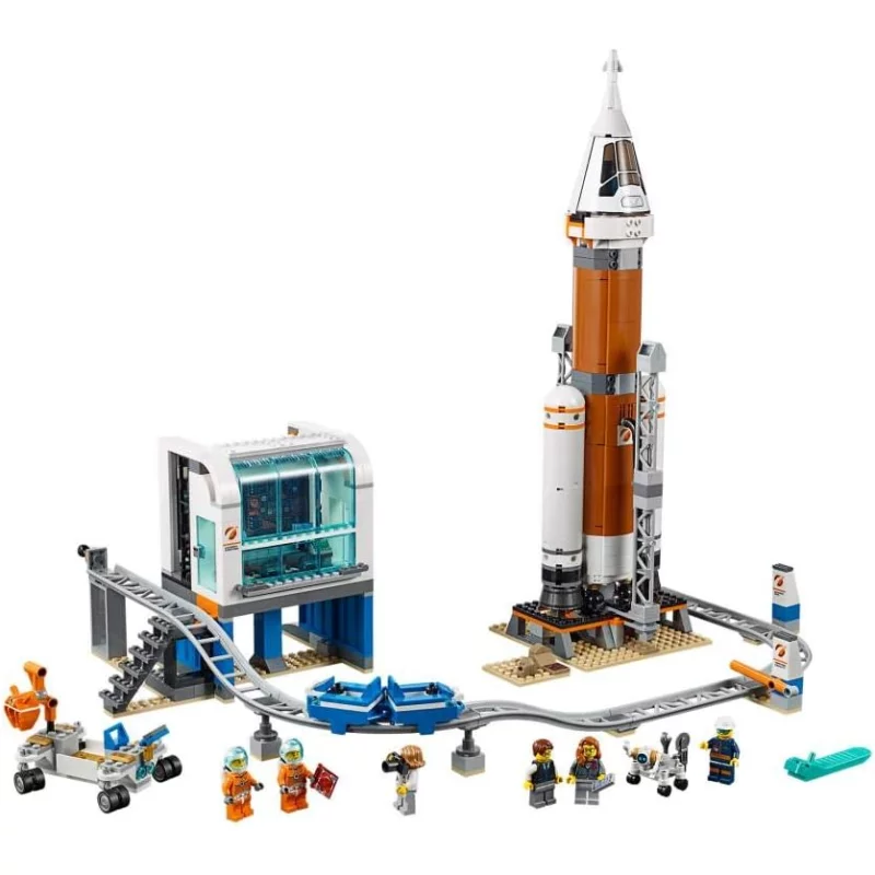 Image : LEGO 60228 La fusee spatiale et sa station de lancement Lego City