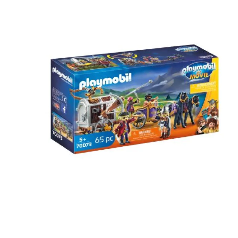 Image : Playmobil 70073 The Movie Charlie avec convoi de Prison