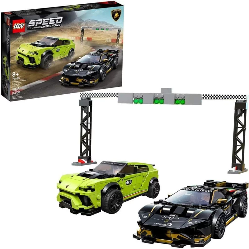 Image : LEGO Speed Champions 76899 Lamborghini Urus ST-X & Lamborghini Huracan Super Trofeo EVO