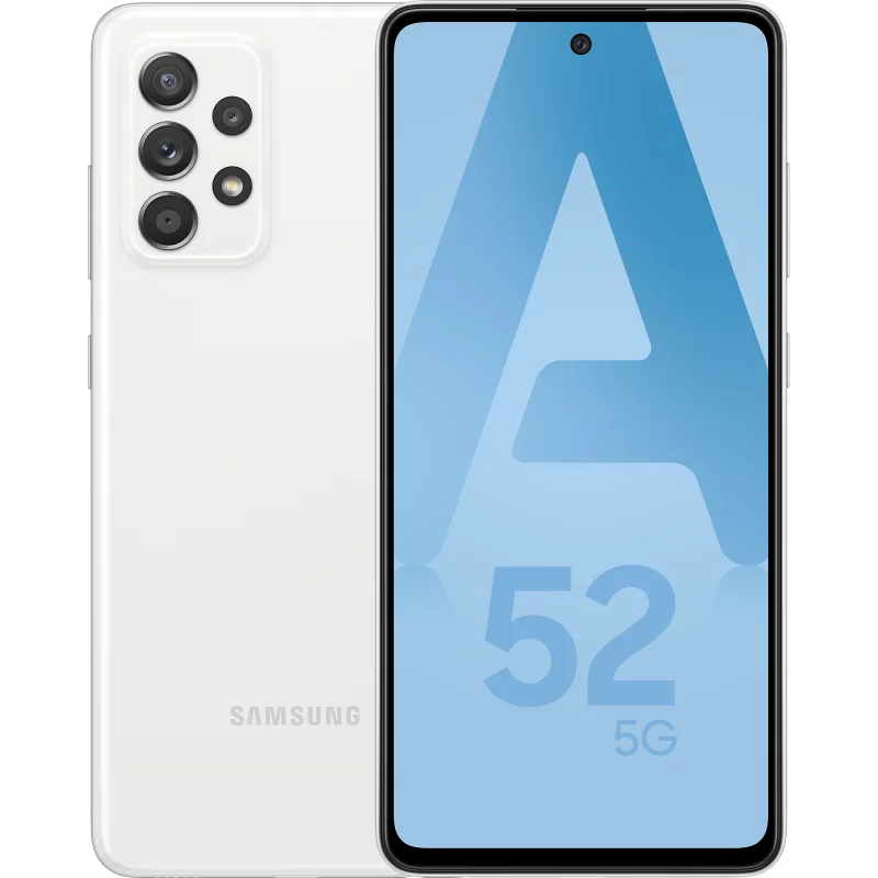 Image : Samsung GALAXY A52 5G Blanc 128go