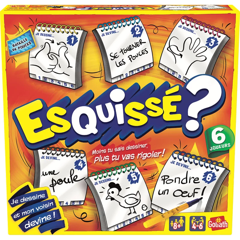 Image : Esquisse 6 joueurs de Goliath