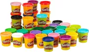 Maxi Pack de 40 pots de pate a modeler Play Doh