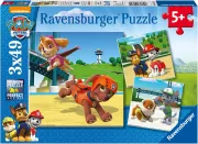 Puzzles 3 x 49 pieces Ravensburger L’equipe des 4 pattes Pat Patrouille 92390