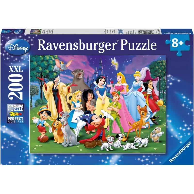 Image : Puzzle 200 pieces XXL Ravensburger Les Grands Personnages Disney 126989