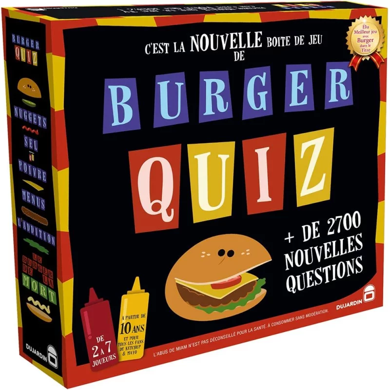 Image : Jeu d'ambiance Dujardin Burger Quiz 01095