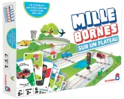 Jeu de societe Dujardin Mille Bornes Le Grand Classique sur un plateau 59019
