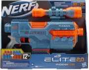 Nerf Elite 2.0 Blaster motorise Phoenix CS-6 avec 12 flechettes Nerf