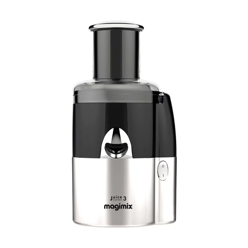 Image : Extracteur de jus Magimix Juice Expert 3 Chrome et noir