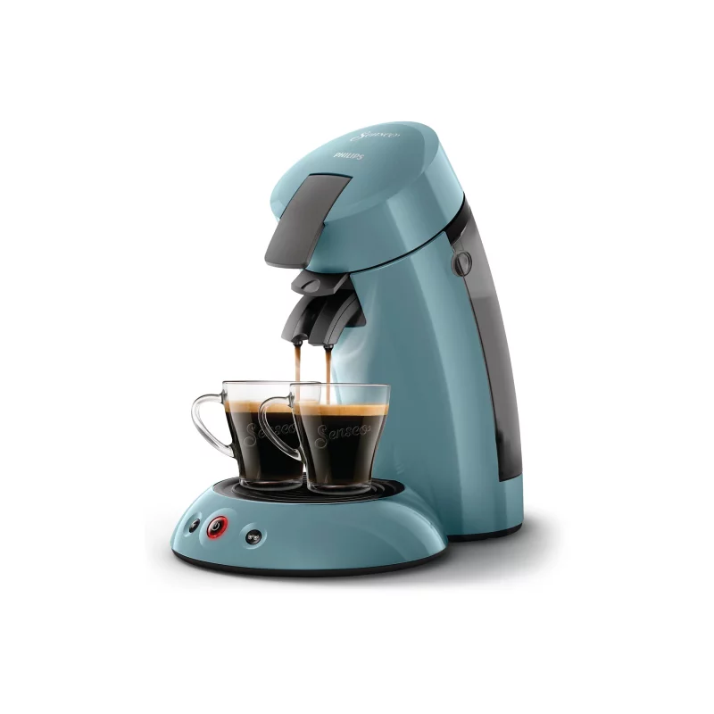 Image : Machine a cafe a dosettes Senseo Original PHILIPS HD6553/21 - Bleu gris