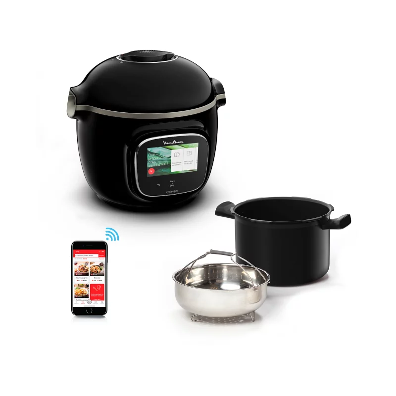 Image : Mijoteur Moulinex COOKEO TOUCH WIFI CE902800 NOIR