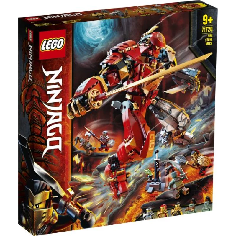 Image : LEGO NINJAGO 71720 Le Robot de feu et de pierre
