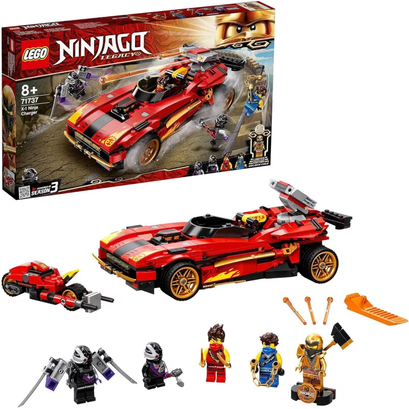 Image : LEGO NINJAGO 71737 Le chargeur Ninja X-1