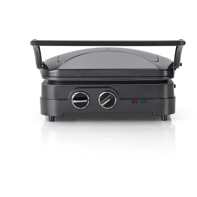Image : Grille-viande Cuisinart GR47BE Elite plancha grill bleu nuit