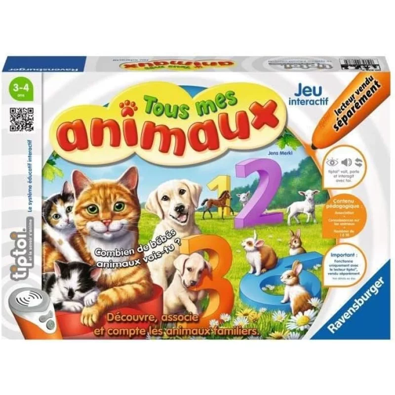 Image : tiptoi - Tous mes animaux RAVENSBURGER
