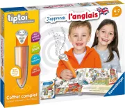 tiptoi  - Coffret complet lecteur interactif + Livre J'apprends l'anglais 00057 RAVENSBURGER