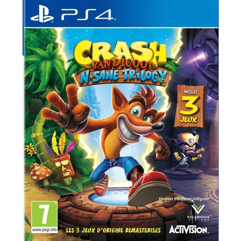 Image : Crash Bandicoot N.sane trilogy PS4