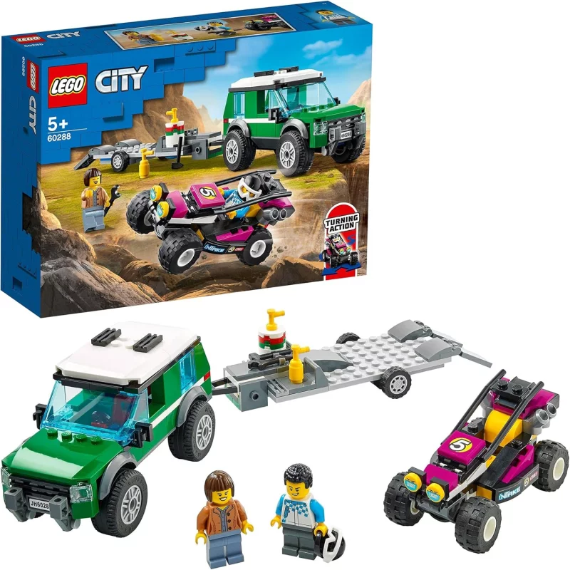 Image : LEGO City 60288 Transporteur de buggy de course