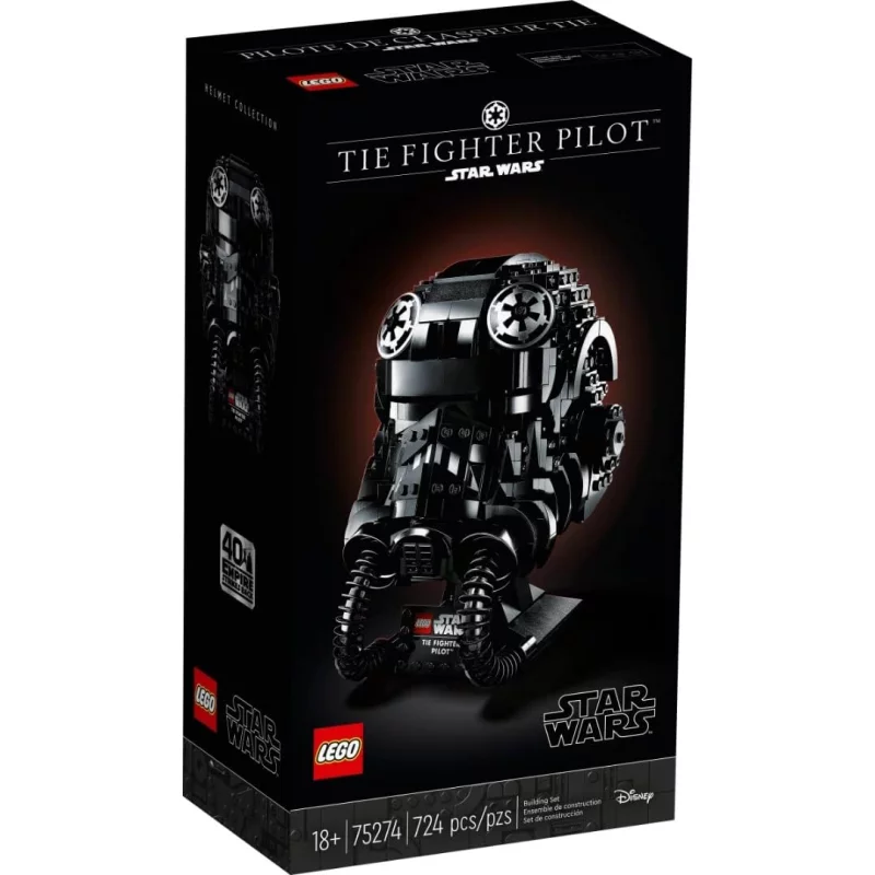 Image : LEGO Star Wars 75274 Le casque de pilote de TIE-Fighter