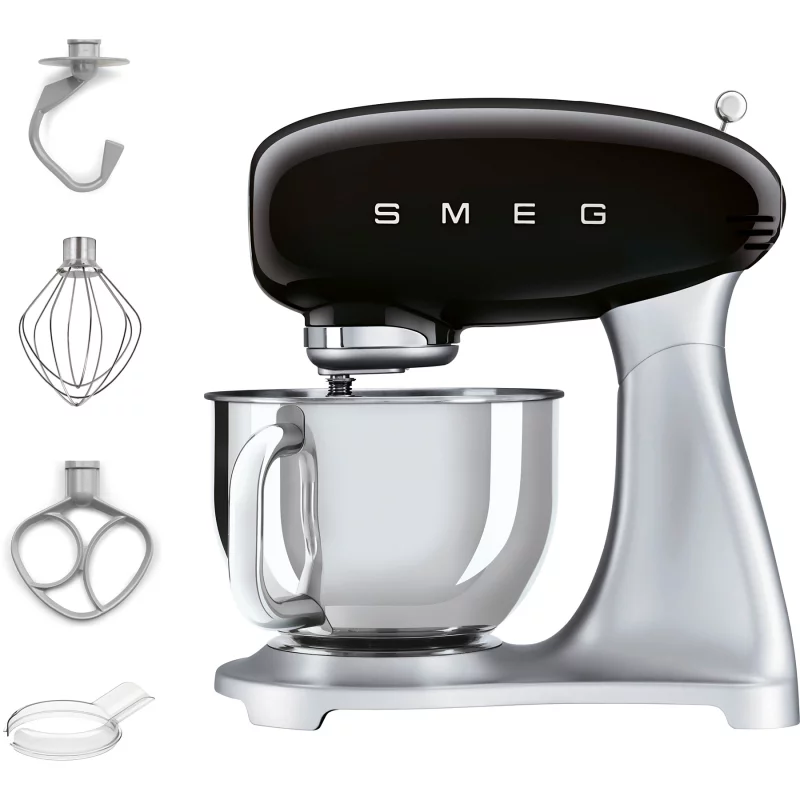 Image : Robot patissier Smeg SMF02BLEU Noir