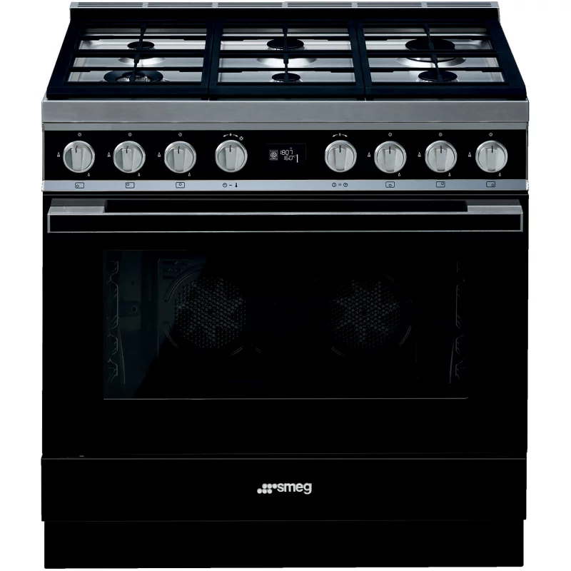Image : Piano de cuisson mixte Smeg CPF9GPBL