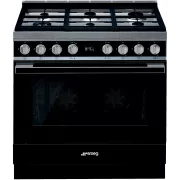 Piano de cuisson mixte Smeg CPF9GPBL