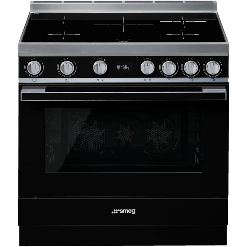 Image : Piano de cuisson induction Smeg CPF9IPBL