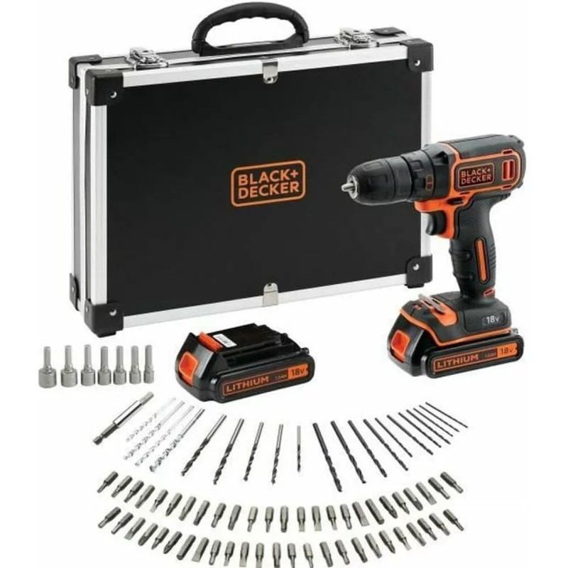 Image : Perceuse-visseuse 18 V BLACK & DECKER BDCDC18BAFC