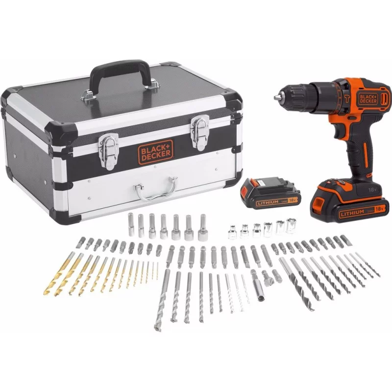 Image : Perceuse a percussion BDC718AS2F-QW BLACK & DECKER