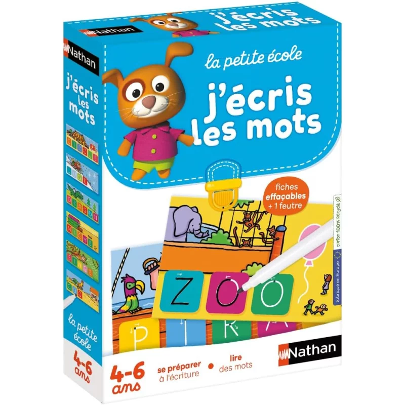 Image : Jeu découverte Nathan J’ecris les mots 31332