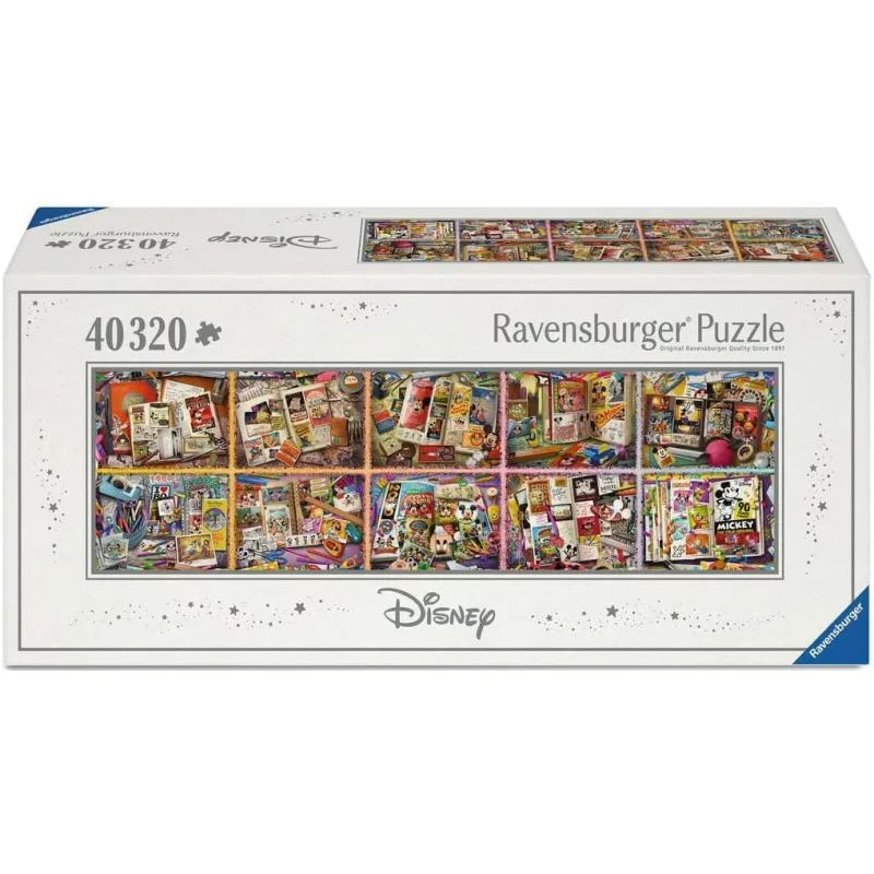 Image : Puzzle 40000 p - Mickey au fil des annees / Disney RAVENSBURGER