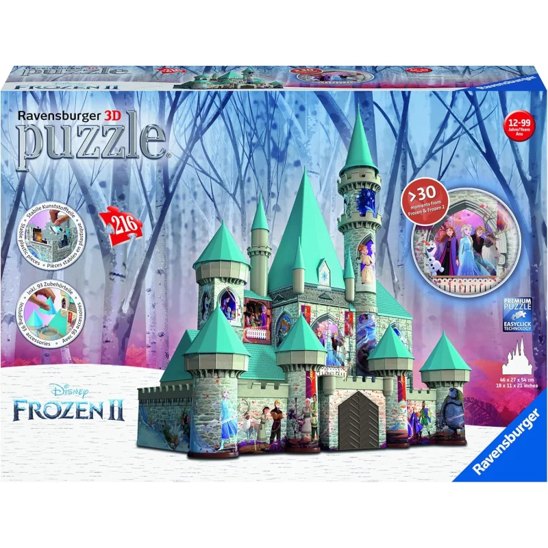 Image : Puzzle 3D Chateau de La Reine des Neiges / Disney RAVENSBURGER