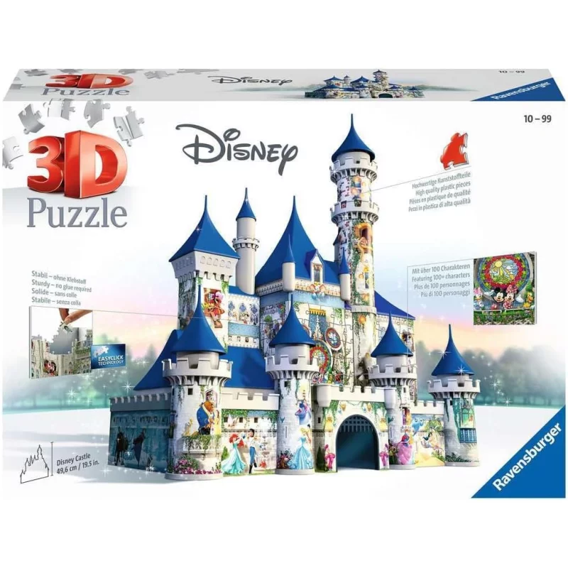 Image : Puzzle 3D Chateau de Disney RAVENSBURGER