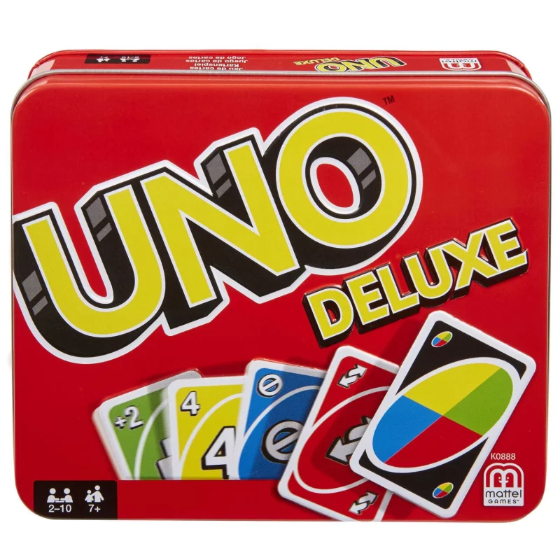 Image : Jeu de cartes Mattel UNO Deluxe