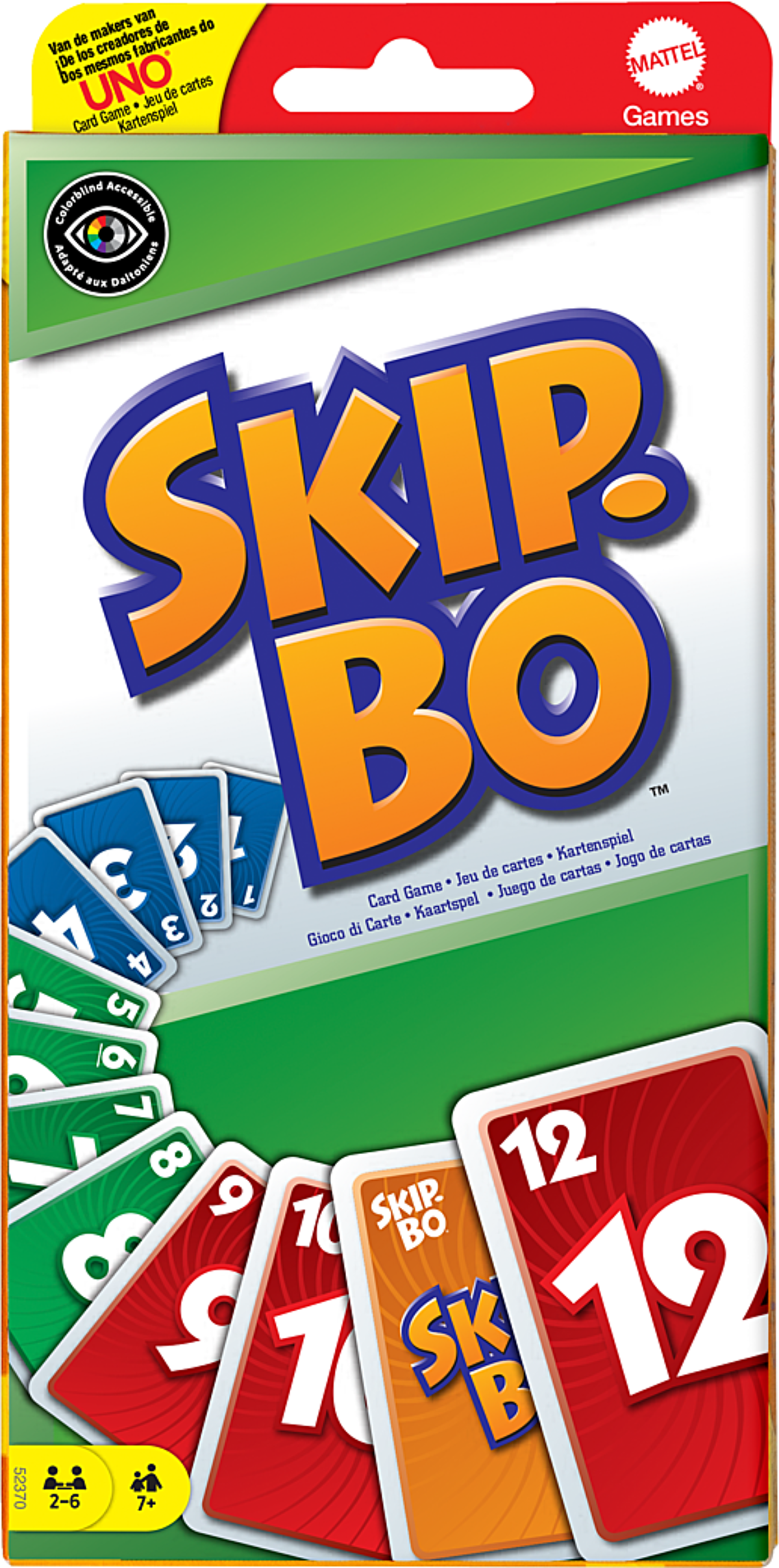 Image : SKIP-BO Jeu de cartes MATTEL GAMES