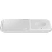 Chargeur induction Samsung DUO USB-C + chargeur secteur Blanc