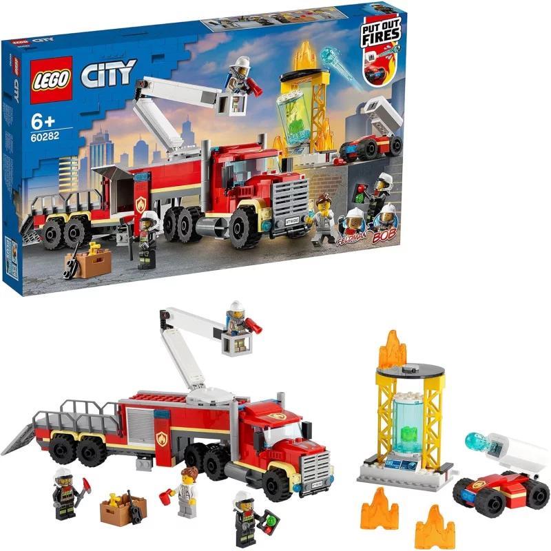 Image : LEGO City 60282 L’unite de commandement des pompiers