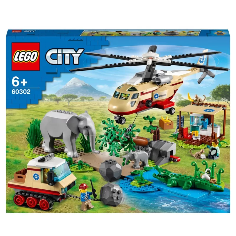 Image : LEGO 60302 City Wildlife L'operation de Sauvetage des Animaux Sauvages
