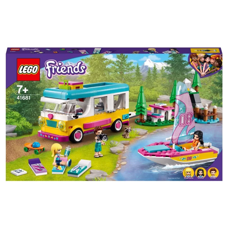 Image : LEGO 41681 Friends Le camping-car et le voilier de la foret