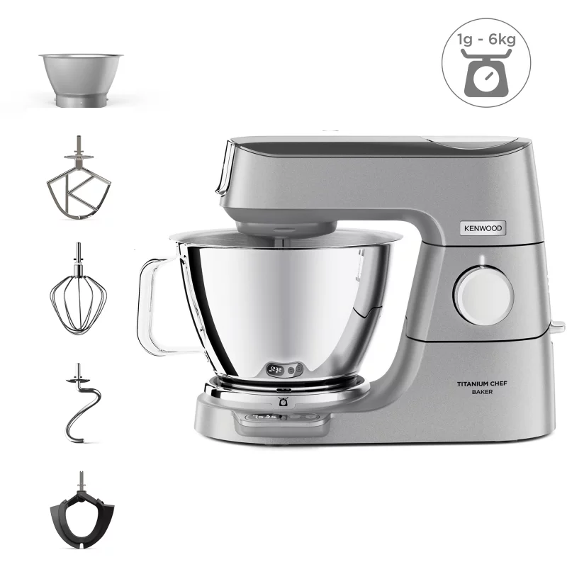 Image : Robot patissier Kenwood KVC85.009SI Titanium Chef Baker