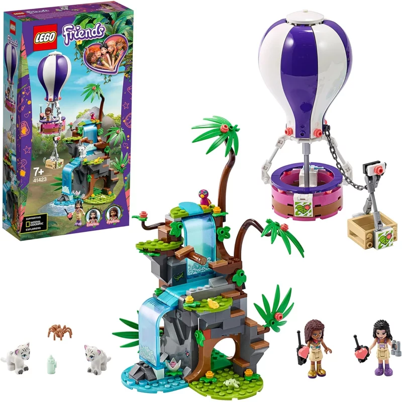 Image : LEGO Friends 41423 Le sauvetage des tigres en montgolfiere