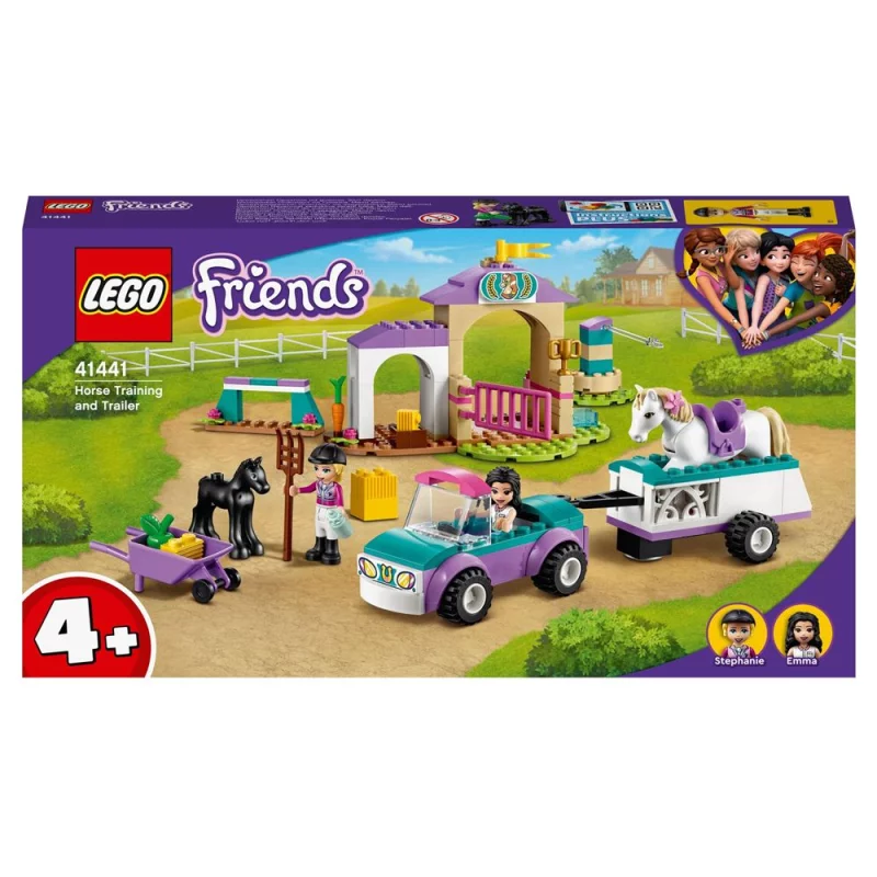 Image : LEGO Friends 41441 Le dressage de chevaux et la remorque