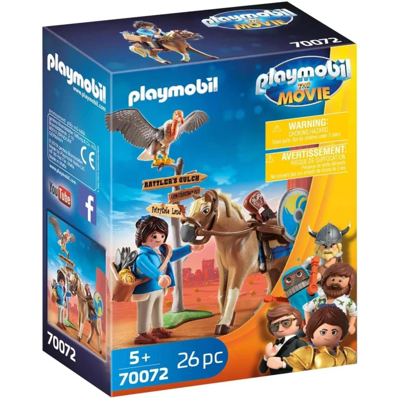 Image : PLAYMOBIL 70072 - PLAYMOBIL THE MOVIE Marla avec cheval