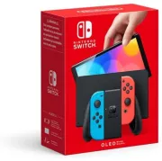 Image : Nintendo Switch OLED bleu neon / rouge neon