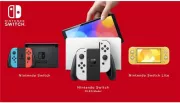 Image : Nintendo Switch OLED bleu neon / rouge neon