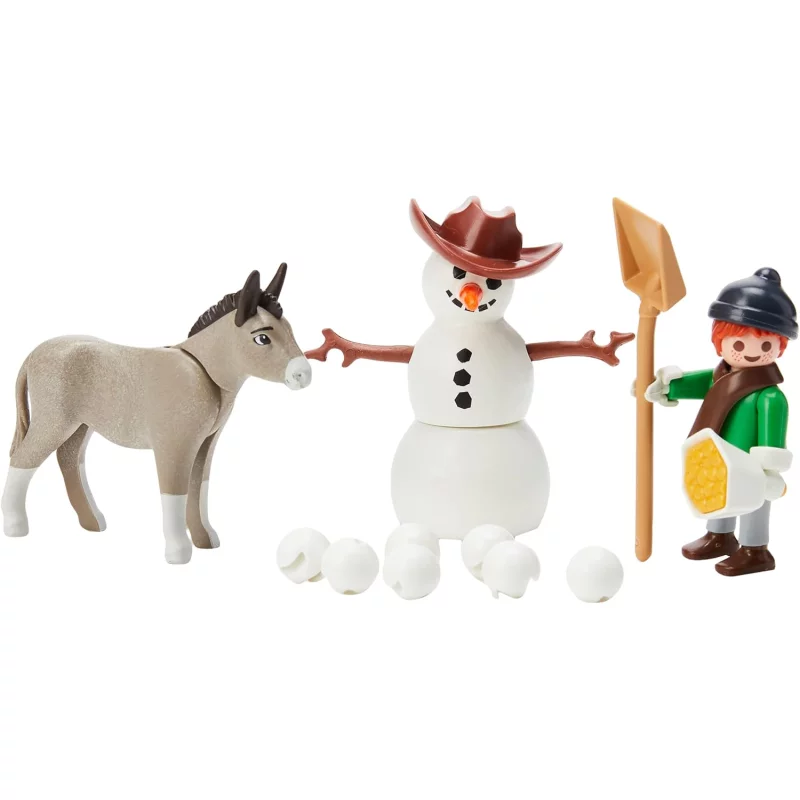 Image : Playmobil - la Meche et Monsieur Carotte en Hiver - 70398