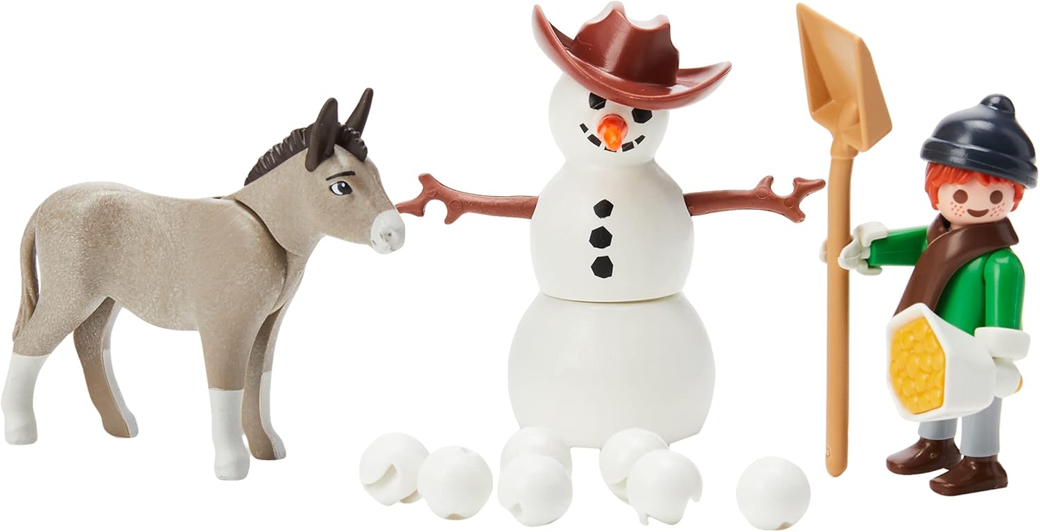 Image : Playmobil - la Meche et Monsieur Carotte en Hiver - 70398
