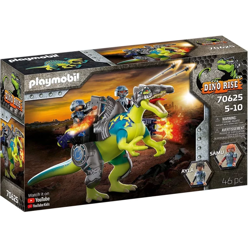 Image : Playmobil Dino Rise - Spinosaure et combattants - 70625