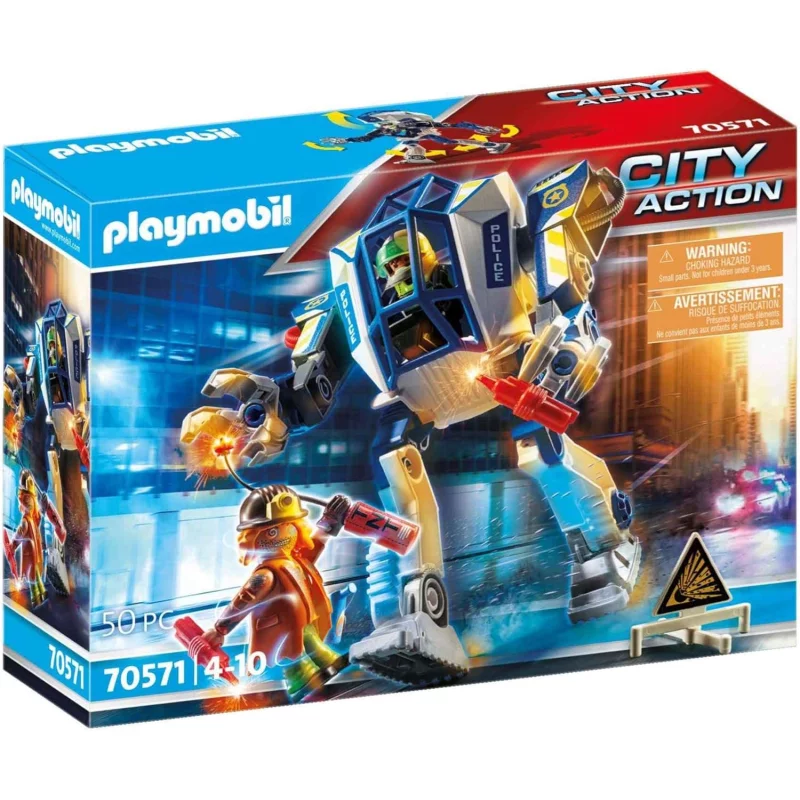 Image : Playmobil City Action - Robot de Police - 70571